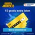 Gratis 15 extra loten bij Eurojackpot