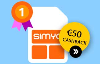 Gratis €50 bij Simyo sim only