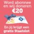 Gratis Staatslot en €20 donatie