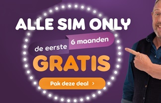 Gratis 6 maanden sim only