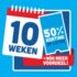 Gratis 10 loten, 10 weken 50% en kans op €10.000